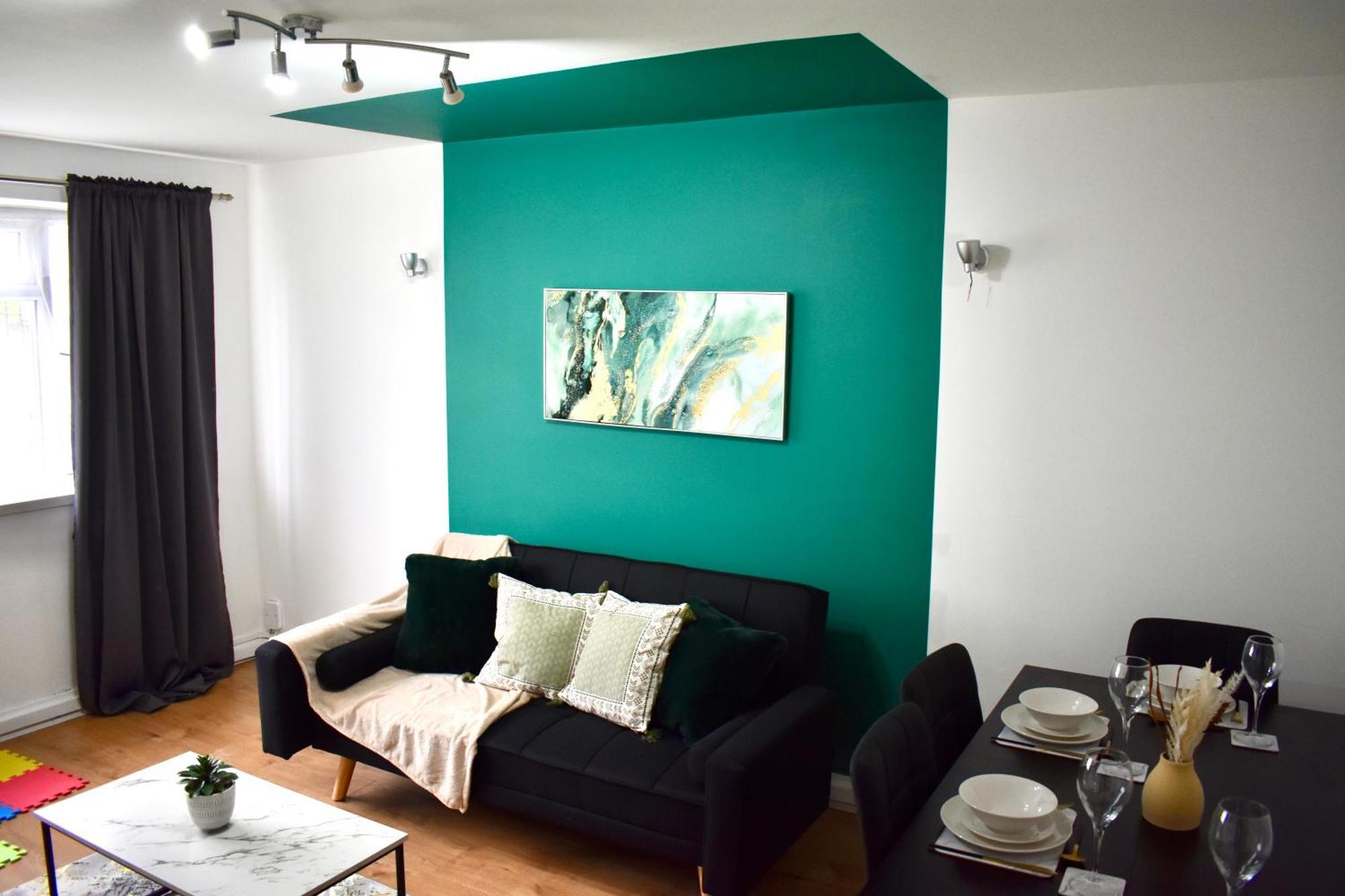 Luxury 2 Bedroom Apartment, Parking, Few Minutes Walk From Wembley Stadium London Bagian luar foto